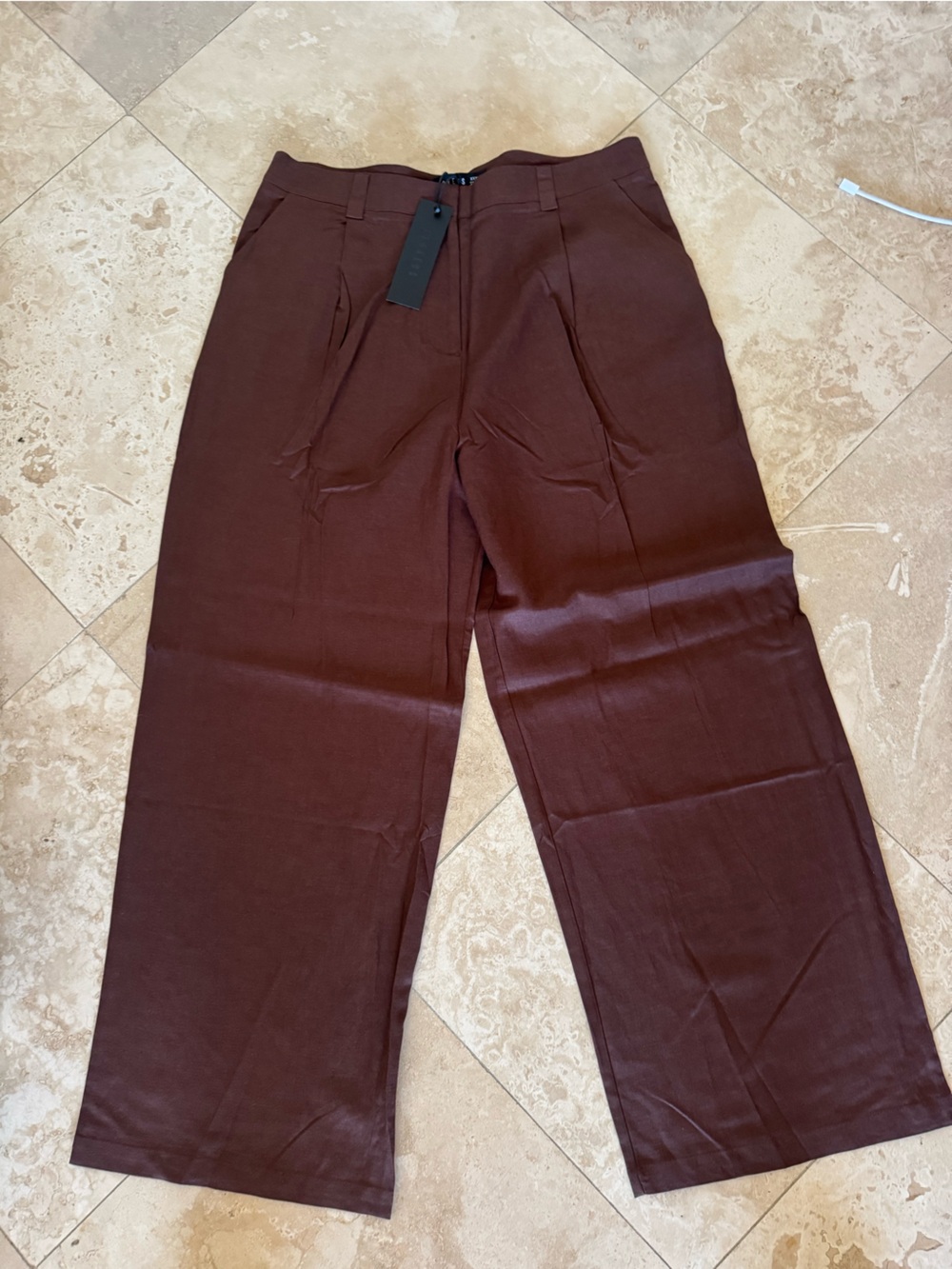 Women’s Brown Dress Pants - Classic Straight Fit